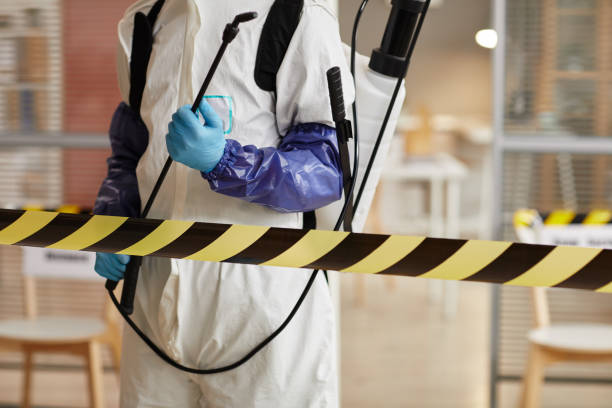 Professional Biohazard Cleanup technician working in Lexington, WA